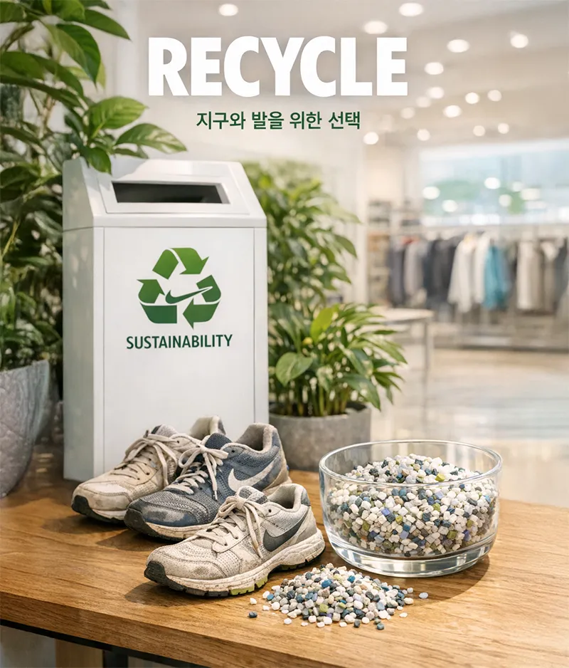 나이키 리사이클링 프로그램 및 낡은 운동화 올바른 폐기 방법